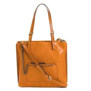 IL DUCA Cuoio Made In Italy Leather Triple Compartment Tote/Handbag